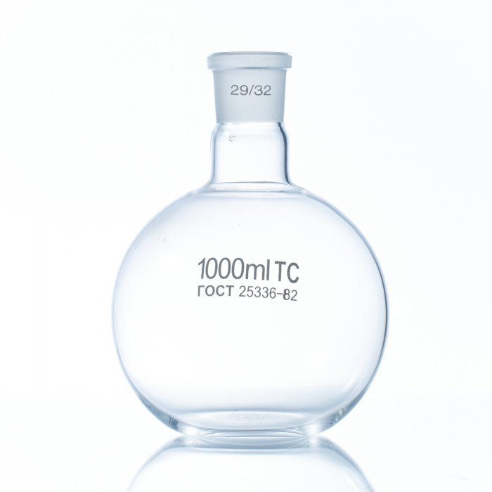 Колба плоскодонная 1000 мл, П-1-1000-29/32 ТС