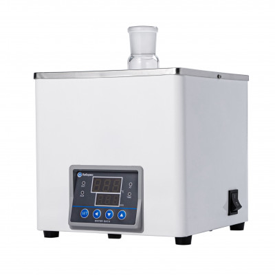Баня водяная 3 л, рабочая камера 160х160х30 мм, мощность 300 W, нагрев 100°C, датчик отсутствия воды, Лаборио WB100-1F